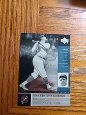 2000 Upper Deck Legends - 20th Century Legends #106 Babe Ruth