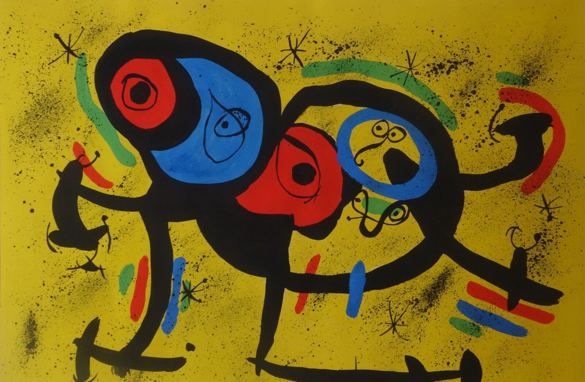 Joan Miro、PEINTURE OVALE、画集画、新品額装付 s-l1200.jpg