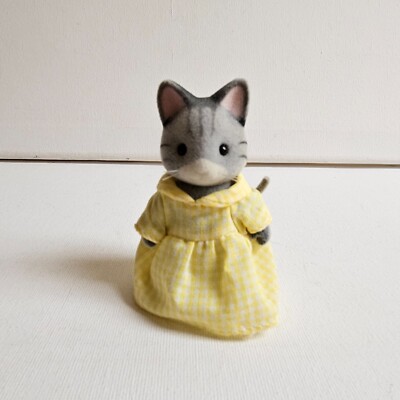 Sylvanian Families Vintage Schulausflug ERSATZTEILE Fischer Katze Mutter Kaliko