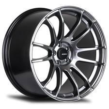 18x9.5 38 Avid 1 Av-20 5x114.3 Hyper Black Wheels Set Of 4