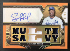 2022 Topps Triple Threads Auto Relic, Salvador Perez, 