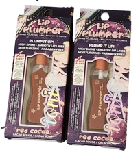 Lot of 2 - Ioni Cosmetics The Beauty Fair Lip Plumper, Red Cocoa