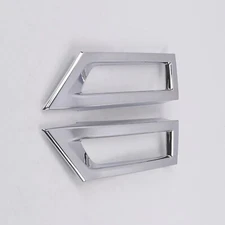 Front Fog Light Lamp Frame Cover Trim For 2016-2020 Nissan Kicks Chrome 2pcs