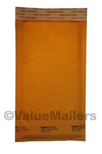 #00 Bubble Lite 5x10 Kraft Bubble Mailers Padded Envelopes Bags 100, 250 To 2000