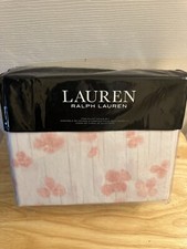 NIP Ralph Lauren Anya Blush Floral King Duvet Cover Shams Set 3 Pc