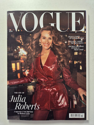 Magazine mode fashion VOGUE UK february 2024 Julia Roberts UK