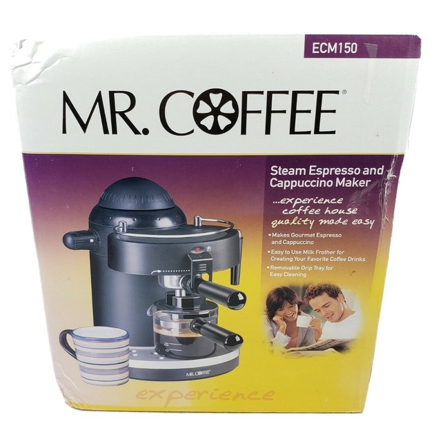 Mr. Coffee Espresso Machine Model ECM150 Black for sale online eBay