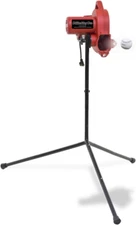 Power Alley Pro Real Baseball Machine - Adjustable Design, Pitches Real Baseball