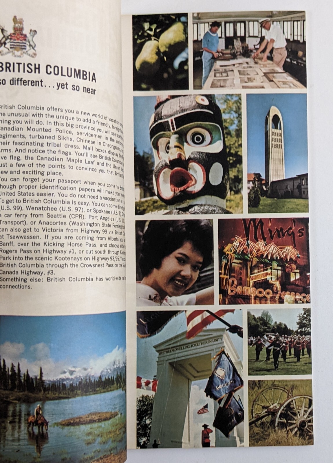 1967 Air Canada Beautiful British Columbia VTG Travel Guide Booklet Centennial thumbnail 2