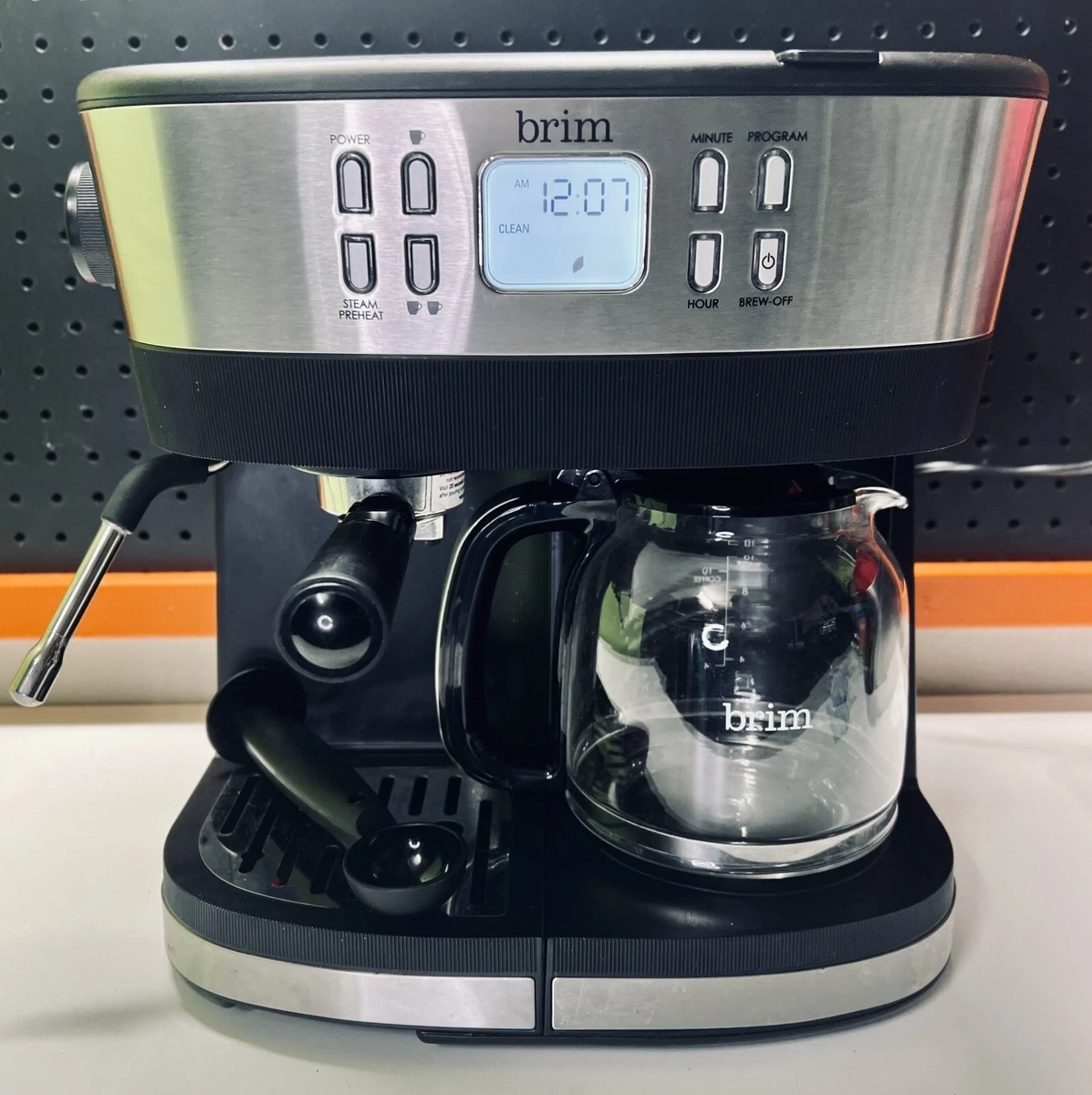 Brim Combo 19 Bar Espresso & Drip Coffee Maker - BRIM