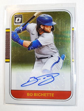 Bo Bichette 2021 Donruss Optic 1987 Retro Autograph #RS87-BI Auto card Blue Jays