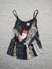Cabi Crossover Cami #3787 Size 6 Art To Wear Animal Dots Ditsy Floral