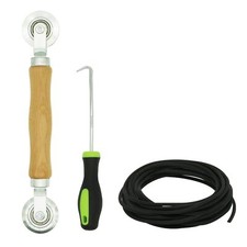 Screen Repair Kit Screen Roller Tool with Bearing, Screen Retainer Spline 32ft 