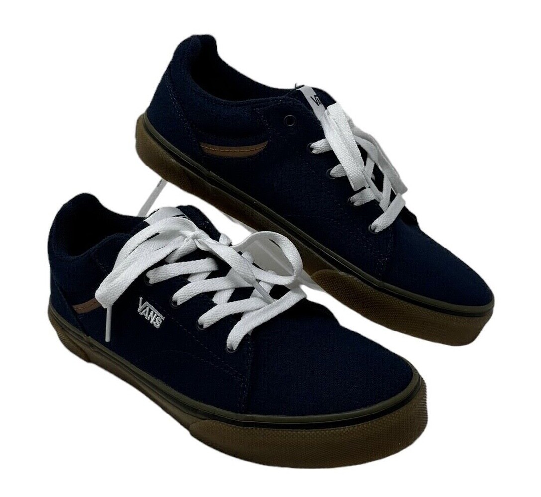 VANS Seldan Sneakers Low Top Gum Dress Blues Canvas Kids  display picture 2