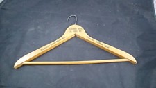 Vintage Antique WOOD WOODEN COAT HANGER Coronado Hotel St Louis Coal Hole Bar