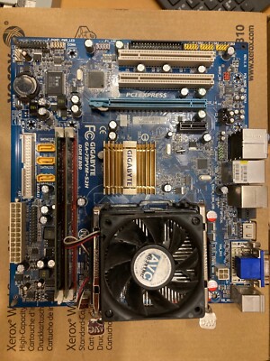 Vintage GA-73PVM-S2H motherboard,4GB RAM,Core 2 E4800 3GHz