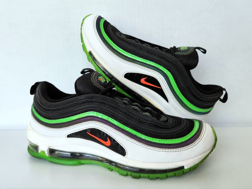Nike Air Max 97 Dallas Pride Green Neon Mens Size 8 Texas Home CD7788-001