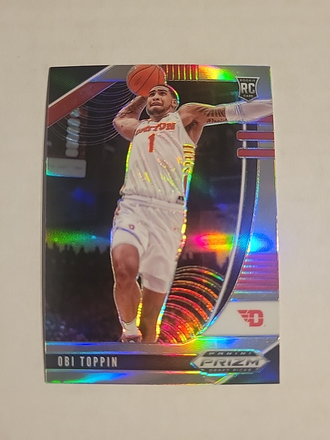 F168,082  2020-21 Panini Prizm Draft Picks Prizms Silver #7 Obi Toppin. D20