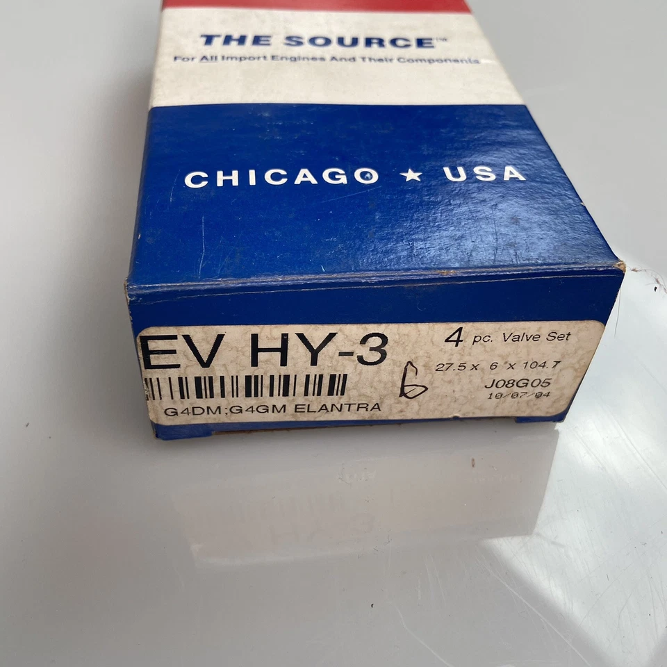Válvula de admisión de motor TopLine (6 piezas) NOS V2652 para 02-03 Kia Magentis 2,4 L-L4 Foto 4 de 4