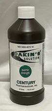 Dakin's Solution Quarter Strength Wound Cleanser 16 oz Twist Cap Bottle Exp 1/24