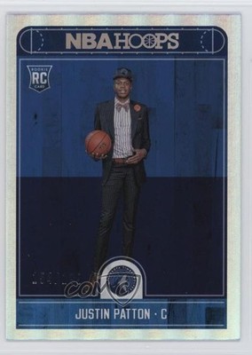 2017-18 Panini NBA Hoops Silver 154/199 Justin Patton #266 Rookie RC y0i