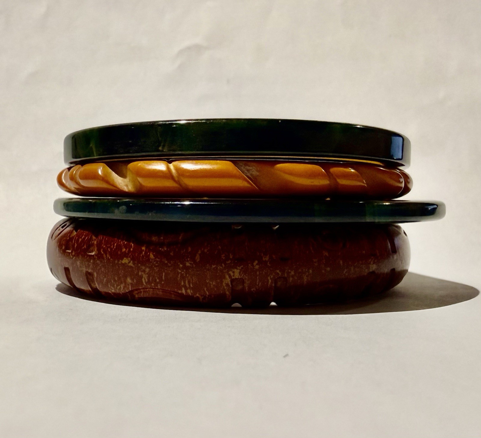Vintage Bakelite Bangles/Bracelets - Set of 4