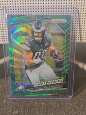 Dallas Goedert 2025 Panini Prizm Green Wave Prizm #234 Philadelphia Eagles