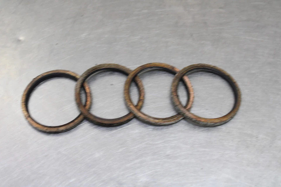 08-16 YAMAHA YZF R6 EXHAUST PIPE FLANGE GASKET HEADER - Image 2 of 4