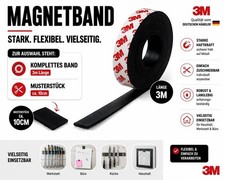 Magnetband 3,0 Meter oder Musterstück - selb...