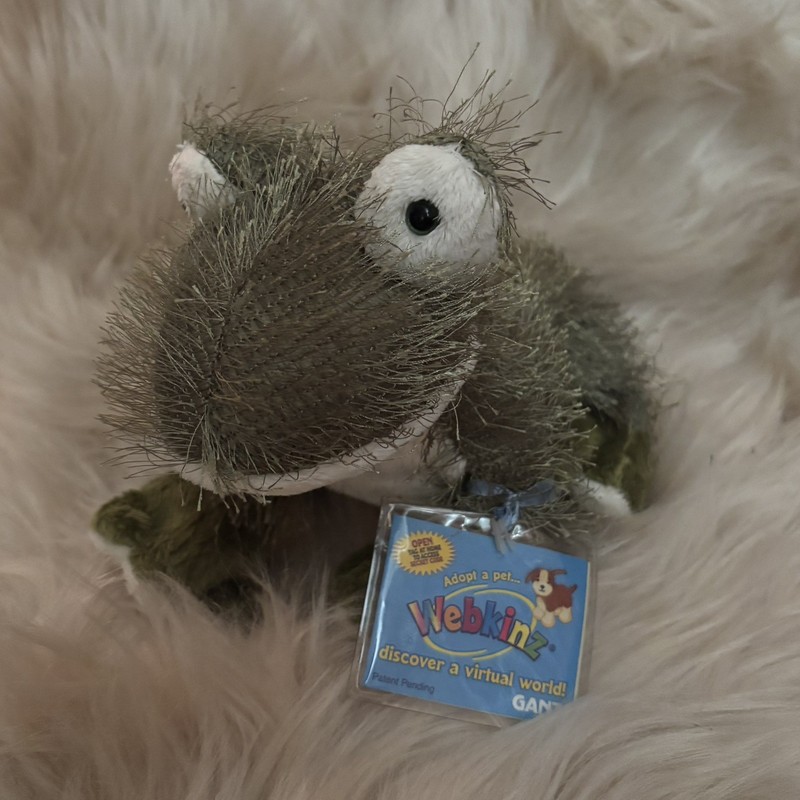 Webkinz Frog HM001 With New Sealed Original Code NWT