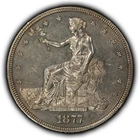 1877-S $1 US Silver Trade Dollar - San Francisco - Proof-Like OBV - UNC - B5815