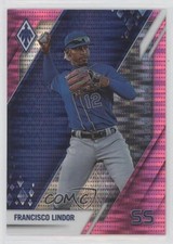 2022 Panini Chronicles Phoenix Pink Pulsar Francisco Lindor #23 0f3j