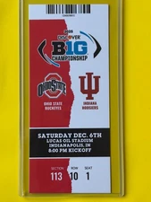 2025 BIG TEN Championship Replica Ticket Stub - OHIO STATE vs INDIANA Hoosiers