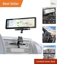 CD Slot Mount for CarPlay Screen 360  Rotation Tool-Free Installation Sturdy ...