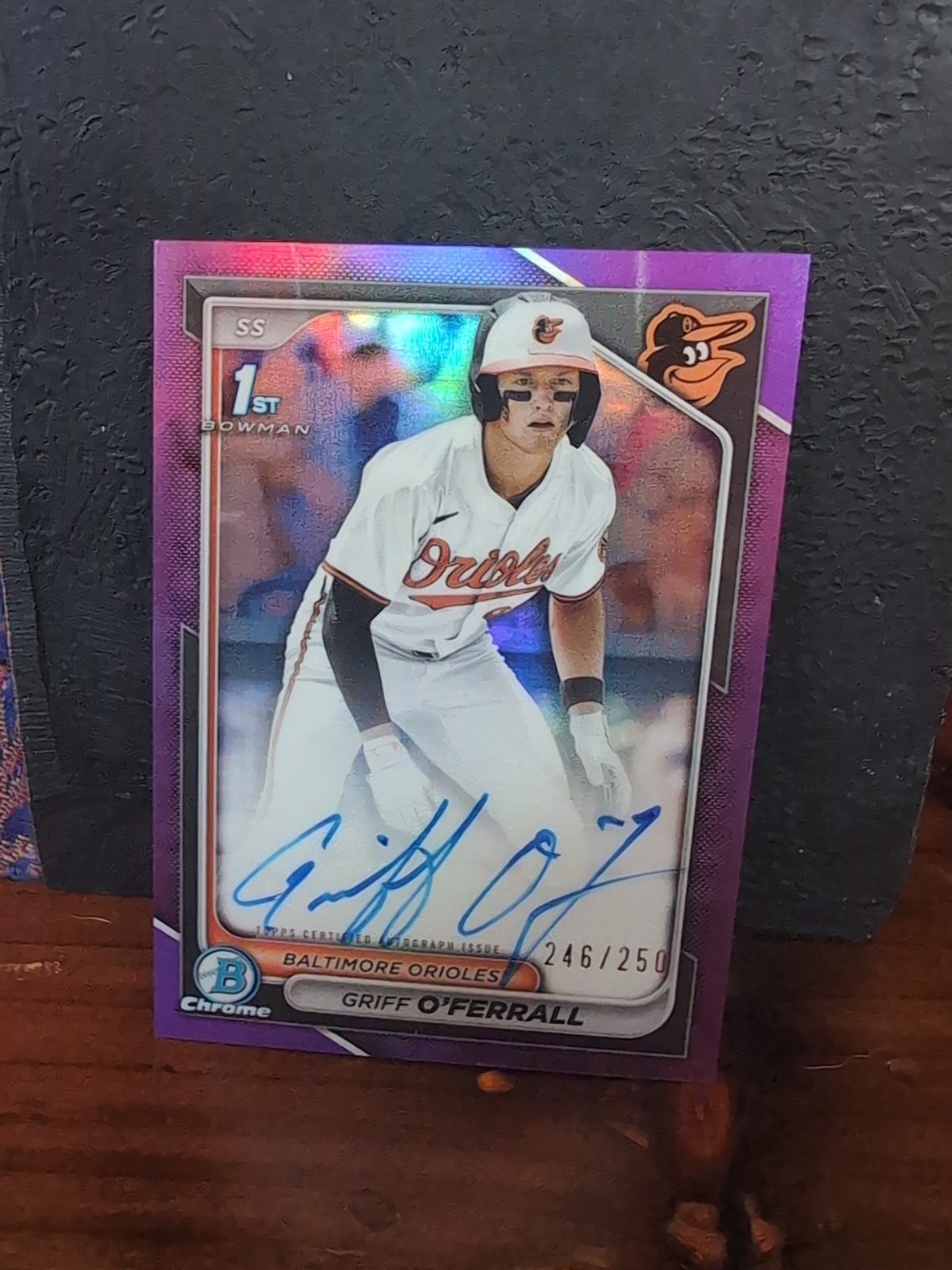 2024 Bowman Chrome 1st Griff O'Ferrall Auto Purple 246/250