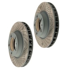 2 SEBRO FRONT Rotor NON CERAMIC Brake DISC Porsche VERiFy 911 718 Boxster Cayman