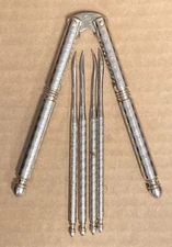 Vintage HMO Nutcracker Set #2 / Nut Cracker / Shellfish Cracker With 4 Picks