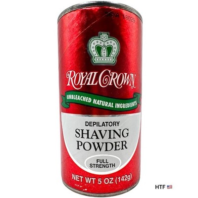 Royal Crown Depilatory Shaving Powder Full Strength Lemon Lime 5oz New