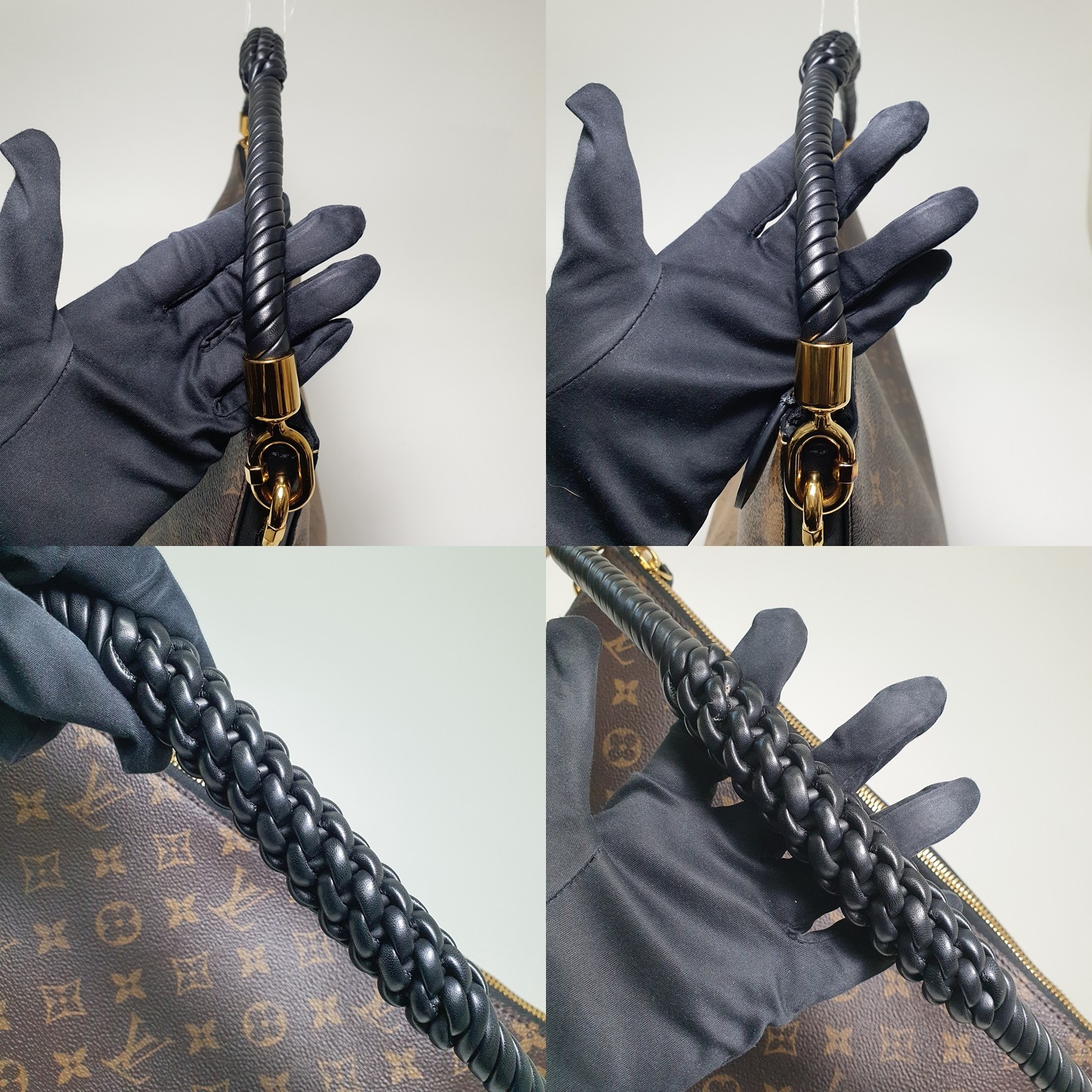 Authentic Louis Vuitton Reverse Triangle Softy M4… - image 11