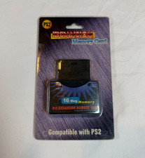 Playstation 2 Expansion Memory Card 16 Meg Brand New Sealed NOS Vintage Rare