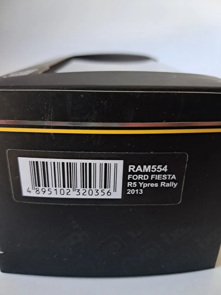 1:43 IXO FORD FIESTA R5 VIP CAR NEUVILLE RALLY YPRES 2013 - Immagine 2 di 4