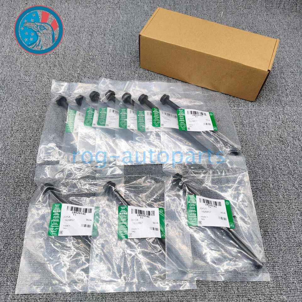NEW !10X Cylinder Head Bolts For LAND ROVER LR4 Range Rover Sport LR026143 USA Foto 4 de 4