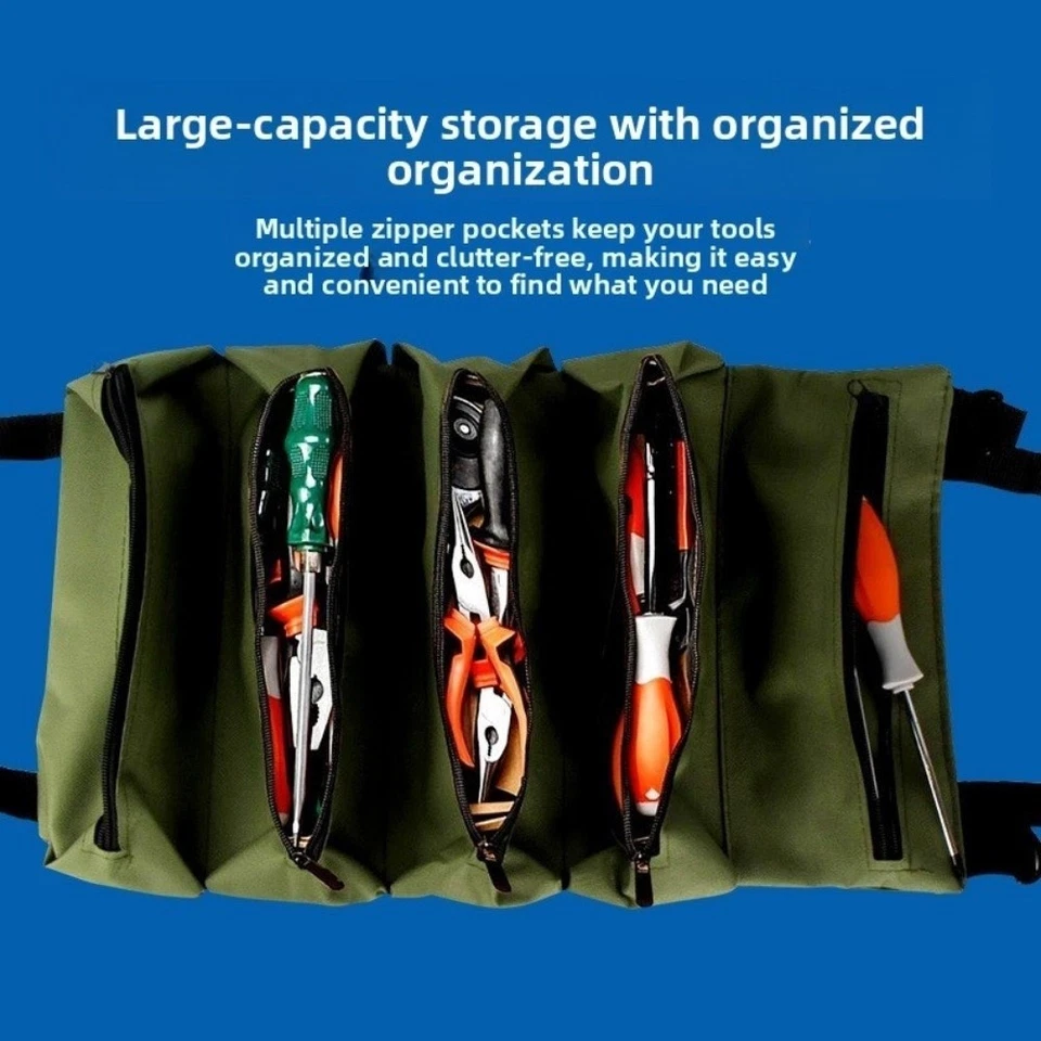 Durable Storage Bag Heavy-Duty Electrician Tool Kit  for Workers Engineers - Image 3 of 4