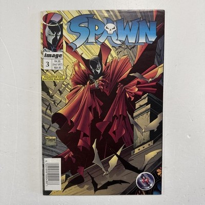 Battleaxe Press Spawn #3 1995 FN+ South African Reprint Image inc. Coupon