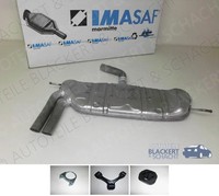Imasaf ESD Auspuff Endtopf + Anbauteile für Seat Altea 2.0 TDI + 16V (5P1) 2004-
