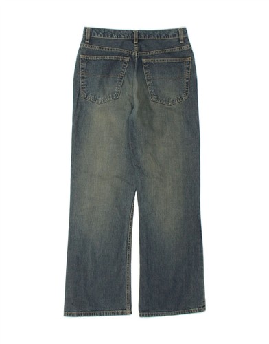 TOPSHOP Mens Bootcut Jeans W30 L30 Blue Cotton BX30 - 第 2/3 張圖片