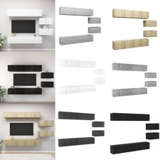 TV Schrank Set Schrankwand Wohnwand Hängeschrank mehrere Auswahl vidaXL