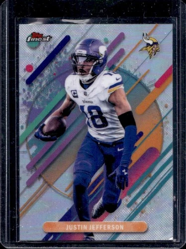 2025 Topps Finest Justin Jefferson Rare Refractor #264 Vikings