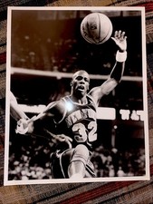 XAVIER MCDANIEL NBA BASKETBALL TYPE 1 PHOTO NEW YORK KNICKS LEGEND MSG NCAA ABA