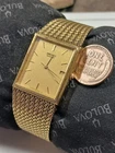 Vintage Seiko 2A32-5010 Gold Tone Milanese Band Mens Formal Watch